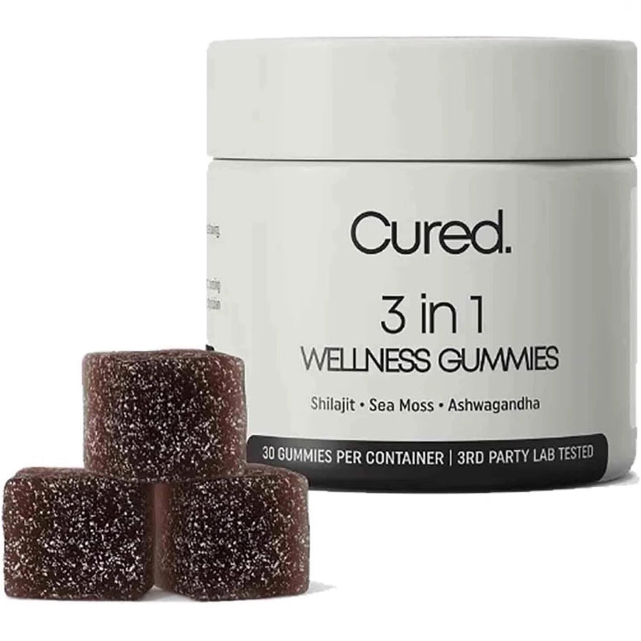 Gummies 3 en 1 Gummies Shilajit pour hommes