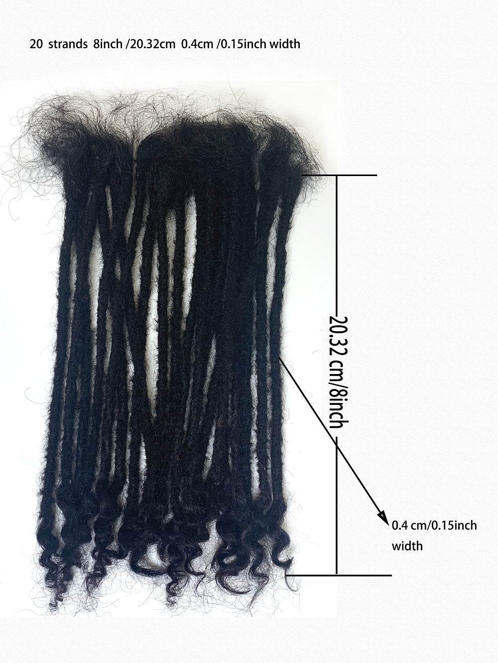 Dreadlocks Handmade 0.2 Cm0.8 - Afrotix