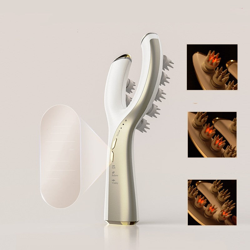Head massager EMS micro current red light massage comb electric massage comb scalp care massager eprolo