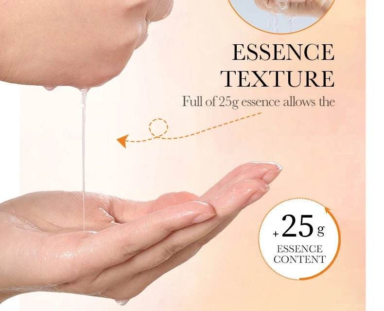 10pcs Vitamine C Masque Visage Soin du visage Hydratant - Afrotix