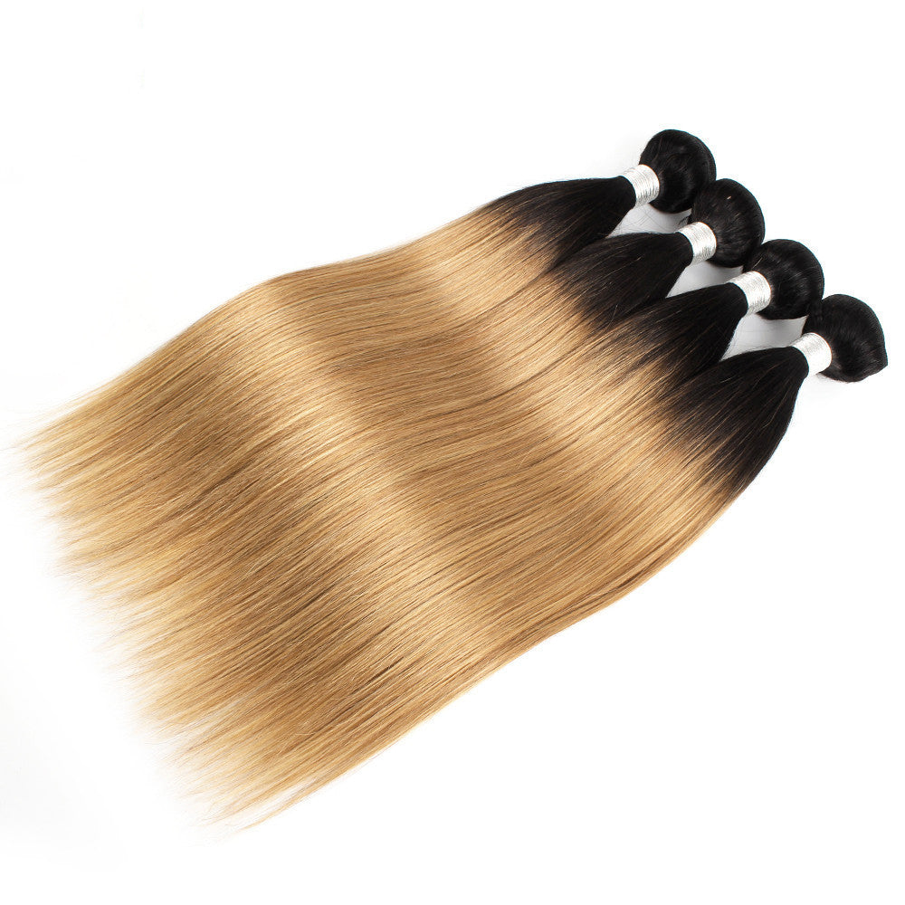 T1b / 27 Brazilian real hair wig curtain eprolo
