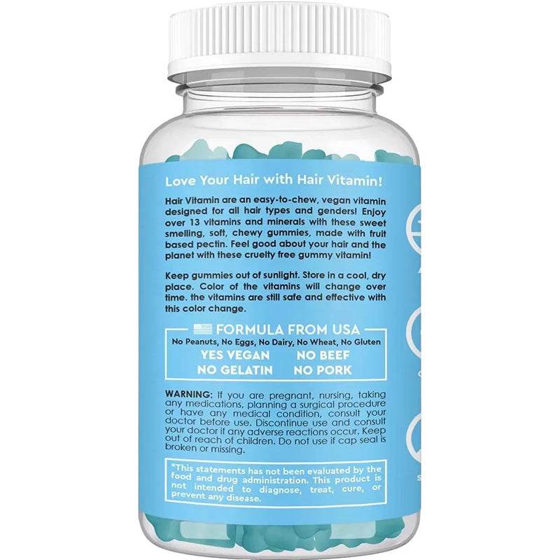 Hair gummies with biotin growth - Afrotix