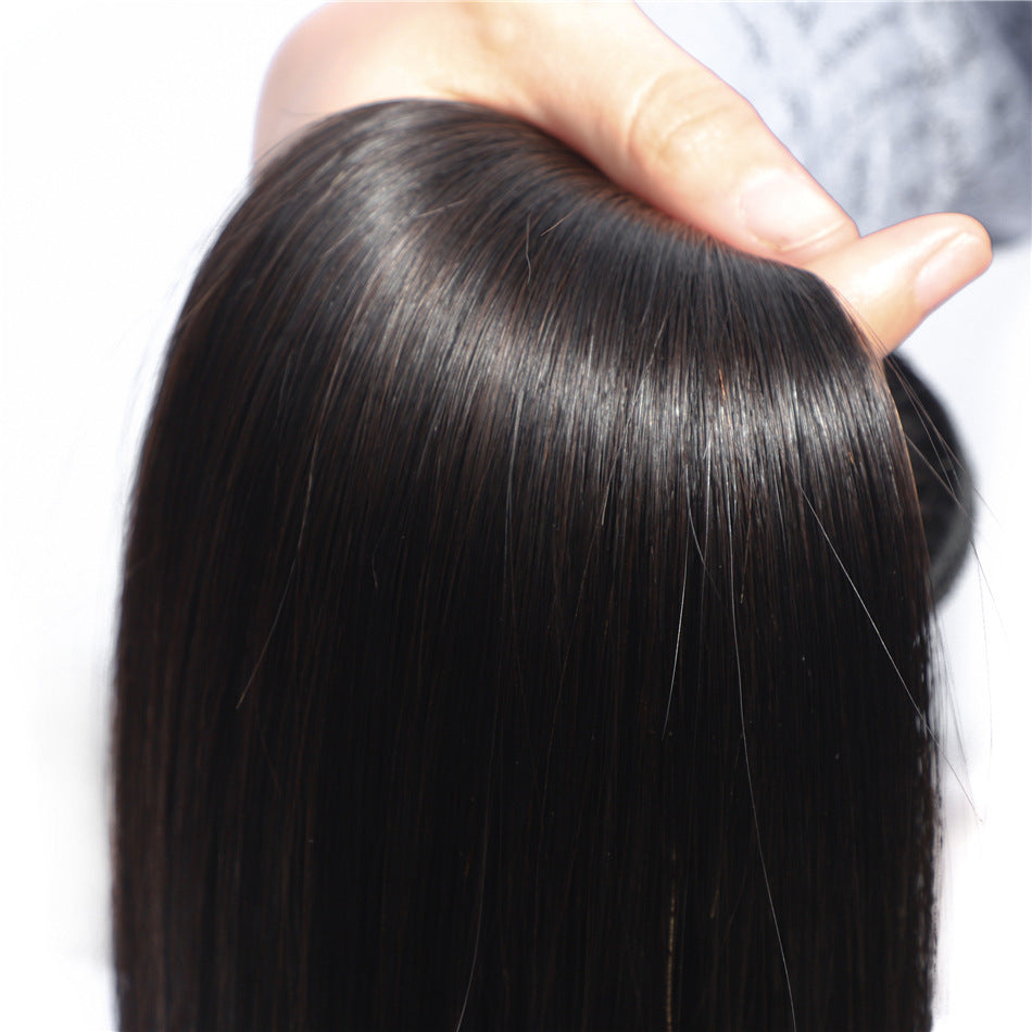 European And American Wigs, Real Hair Weaves, Natural Color, Smooth Hair Weaves Afrotix