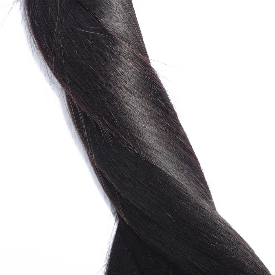 European And American Wigs, Real Hair Weaves, Natural Color, Smooth Hair Weaves Afrotix