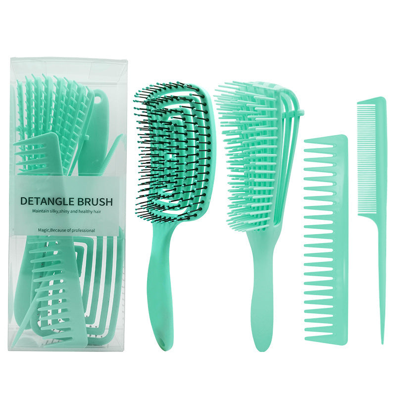 Eight-claw Comb Multifunctional Comb Set Hollow Hairdressing Styling eprolo