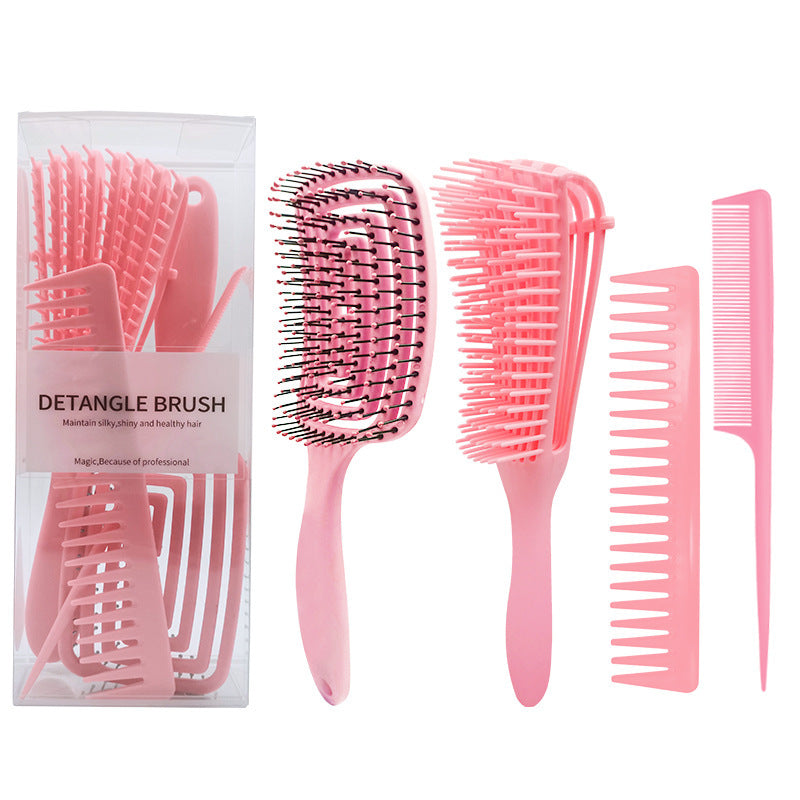 Eight-claw Comb Multifunctional Comb Set Hollow Hairdressing Styling eprolo