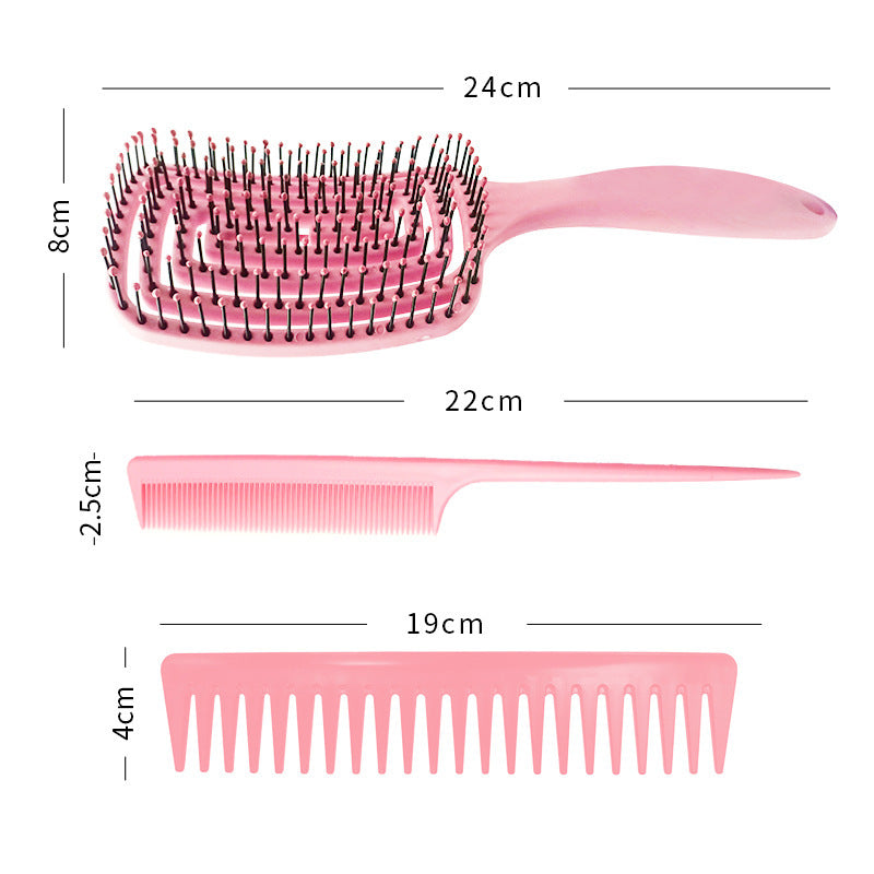 Eight-claw Comb Multifunctional Comb Set Hollow Hairdressing Styling eprolo