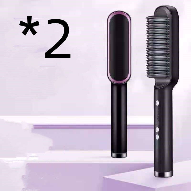 New 2 In 1 Lisseur à cheveux professionnel – Chauffe rapide & anti-brûlure