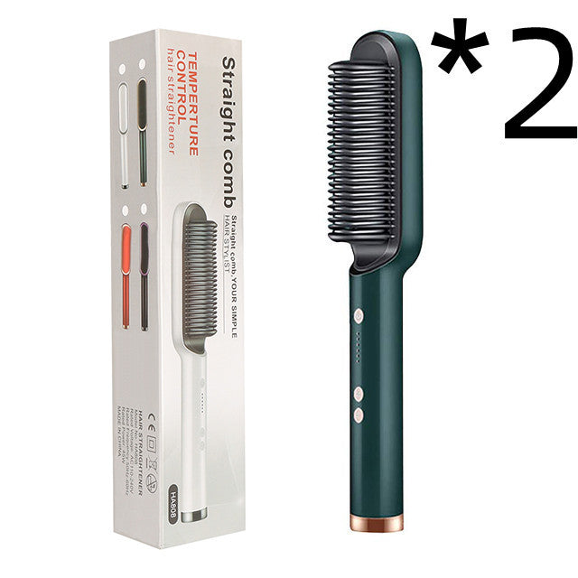 New 2 In 1 Lisseur à cheveux professionnel – Chauffe rapide & anti-brûlure