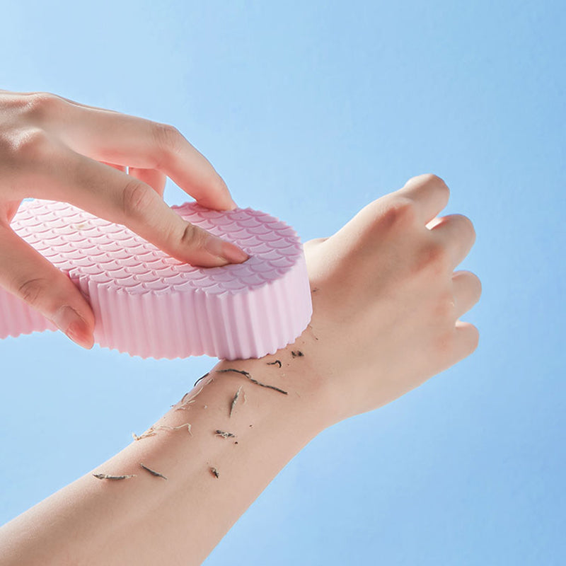 Rubbing Mud Sponge Fish Scale Pattern 3D Sponge Bath Artifact Does Not Hurt The Skin Baby Bath Sponge Bath Brush eprolo