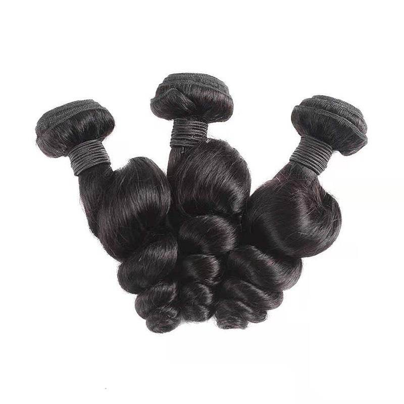 Tissage de cheveux Loose Wave noir tendance 100%HH - Afrotix