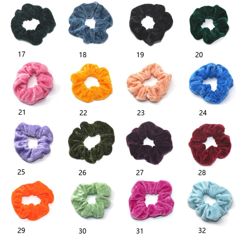 50 Pcs Gold velvet hair ring eprolo