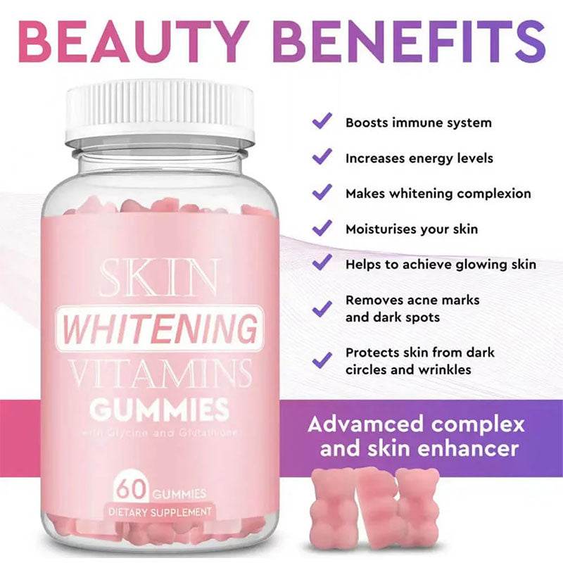 Gummies au glutathion pour la beauté et l'éclaircissement - Afrotix