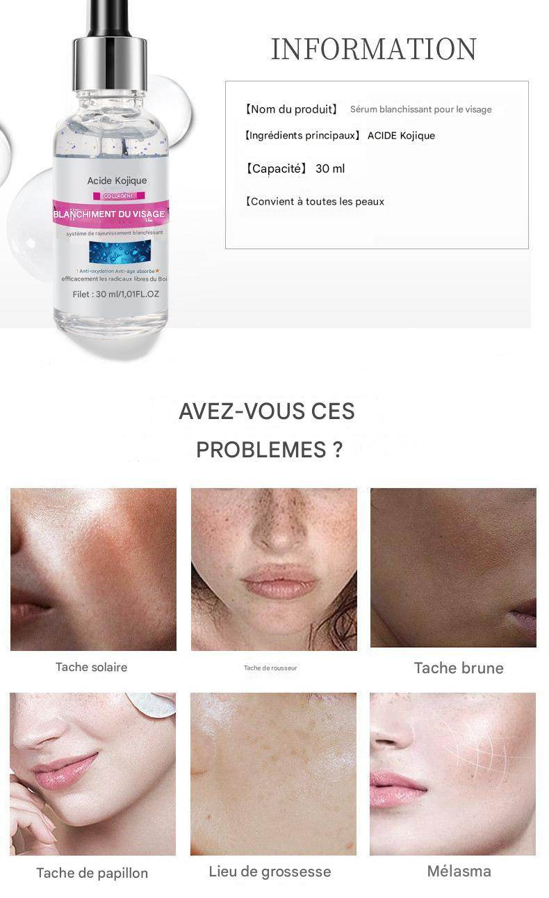 Kojic Acid Stock Essence Facial Serum Hydrating Essence Skin Care - Afrotix