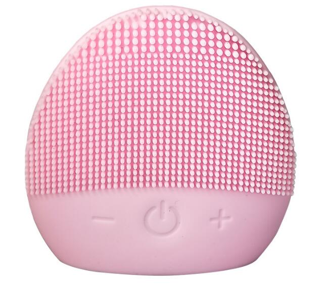 USB Facial Cleansing Brush Sonic Vibration Mini Face Cleaner Silicone Deep Pore Cleaning Electric Waterproof Massage eprolo