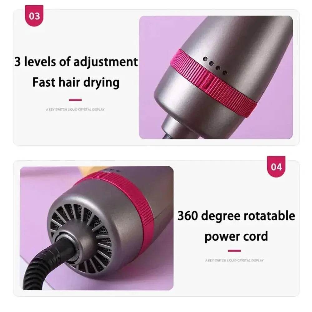 3 In 1 Hot Air Comb Styling / Peigne à air chaud 3 en 1 - Afrotix