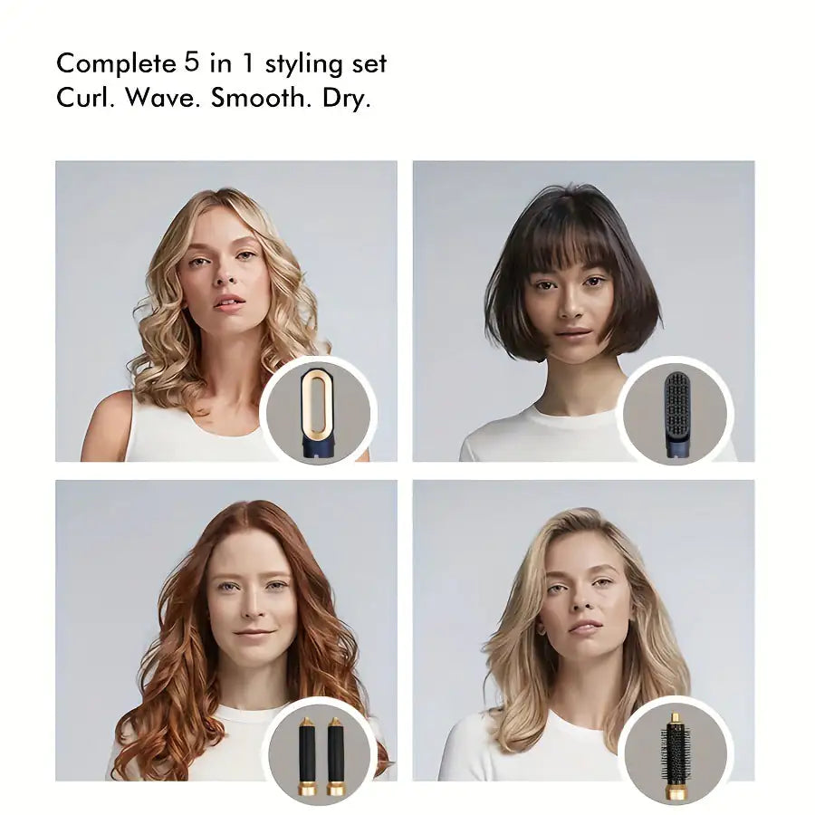 New Hair Dryer Multi Hair Styler 5-in-1 / Nouveau Sèche-cheveux Multi Hair Styler 5-en-1 - Afrotix