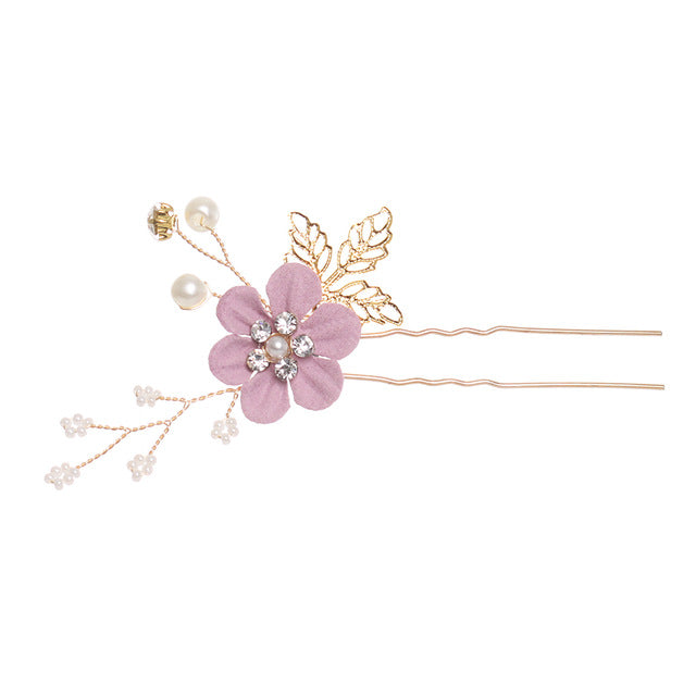 Peignes à cheveux de luxe à fleurs accessoires de cheveux de mariage, feuilles d'or,