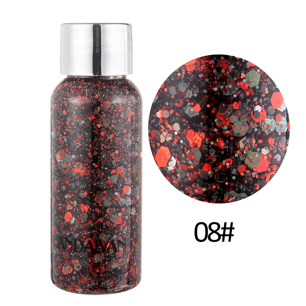 HANDAIYAN Mermaid Scales Face Body Sequined Body Lotion Sequins Eyeshadow Bright Polarized Stage Makeup eprolo