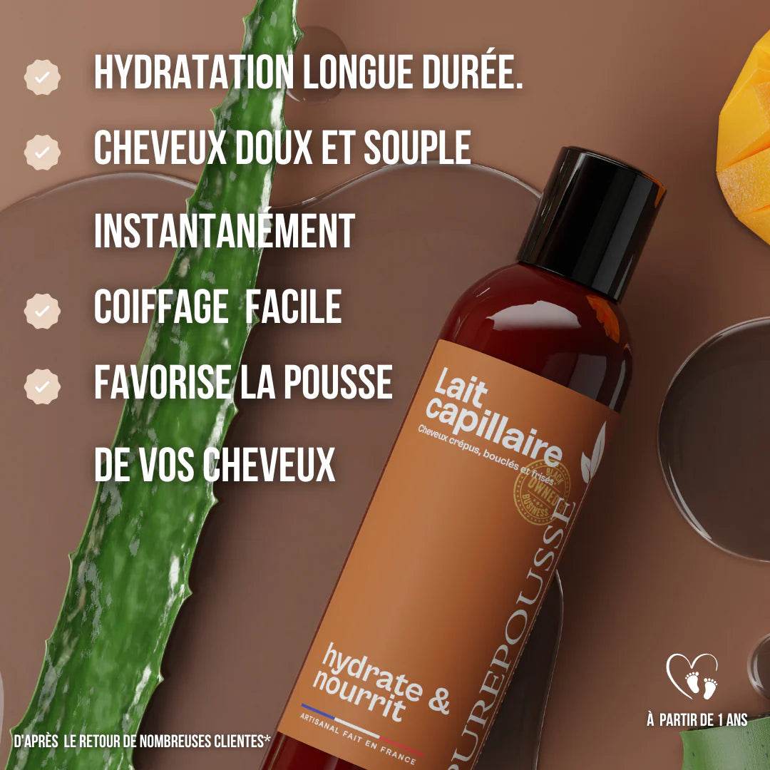 Lait Capillaire hydratant 250ML - Afrotix