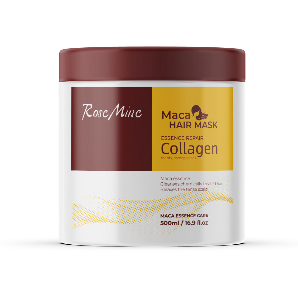 Masque capillaire aux protéines de collagène pour cheveux rêches et crépus 500ML