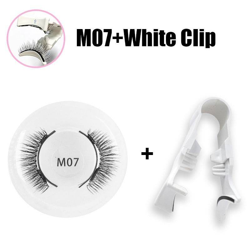 Magnetic false eyelashes set one pair magnetic false eyelashes natural thick and long false eyelashes quantum eyelashes - Afrotix