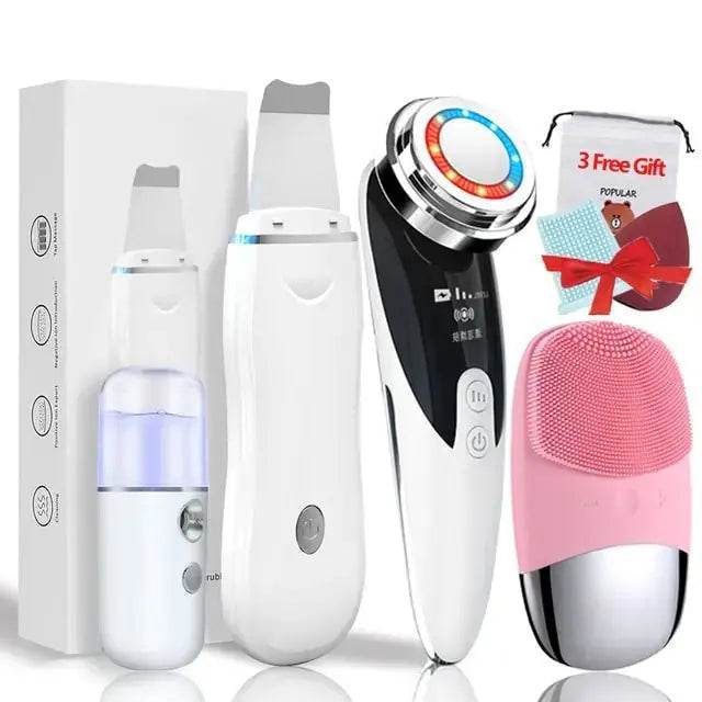 4+3 Kit Ultrasonic Skin Scrubber - Afrotix