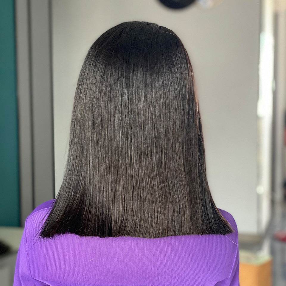 Perruques de cheveux humains (Bob de densité 200) - Afrotix