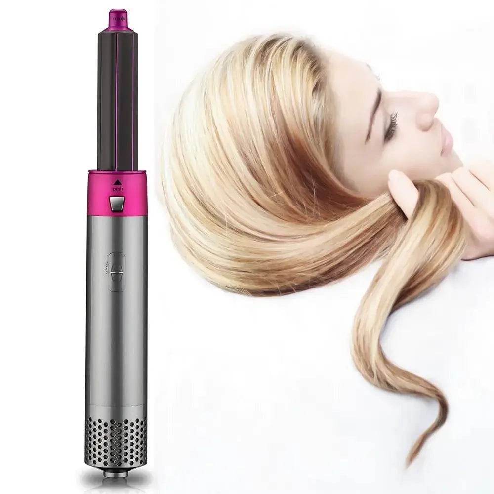 5 In 1 Hair Dryer Auto Curling Iron / Fer à friser automatique pour sèche-cheveux 5 en 1 - Afrotix