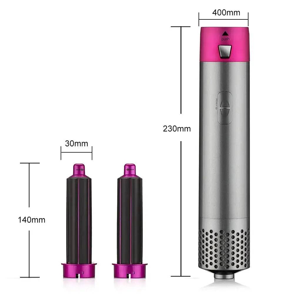 5 In 1 Hair Dryer Auto Curling Iron / Fer à friser automatique pour sèche-cheveux 5 en 1 - Afrotix