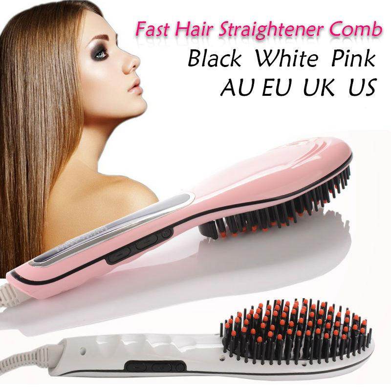 2-IN-1 Hair Straightening Brush - Afrotix