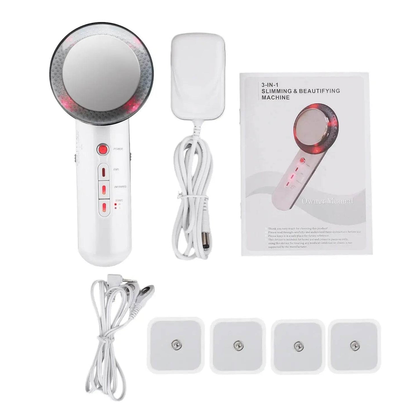 6-in-1 EMS Body Slimming Massager: RF Ultrasonic Cavitation & Anti-Cellulite Fat Burner - Afrotix