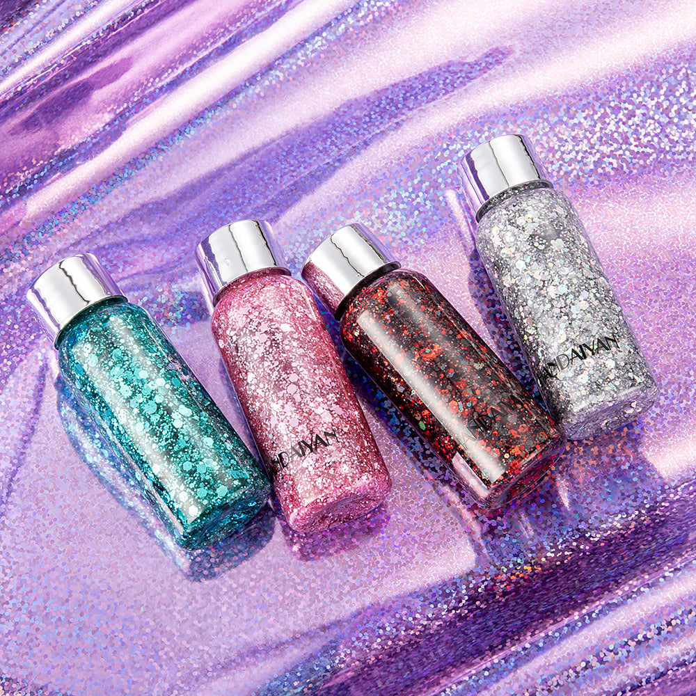 HANDAIYAN Mermaid Scales Face Body Sequined Body Lotion Sequins Eyeshadow Bright Polarized Stage Makeup eprolo