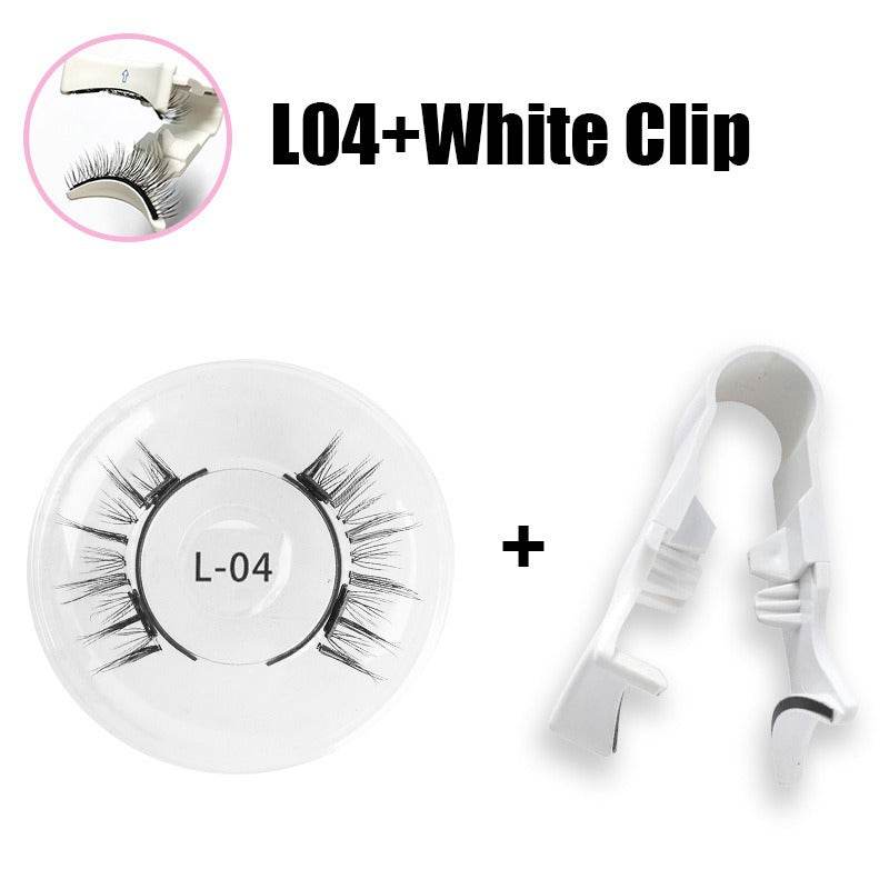 Magnetic false eyelashes set one pair magnetic false eyelashes natural thick and long false eyelashes quantum eyelashes - Afrotix