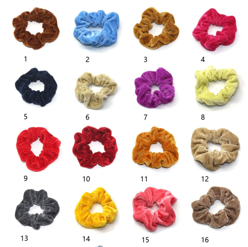 50 Pcs Gold velvet hair ring eprolo