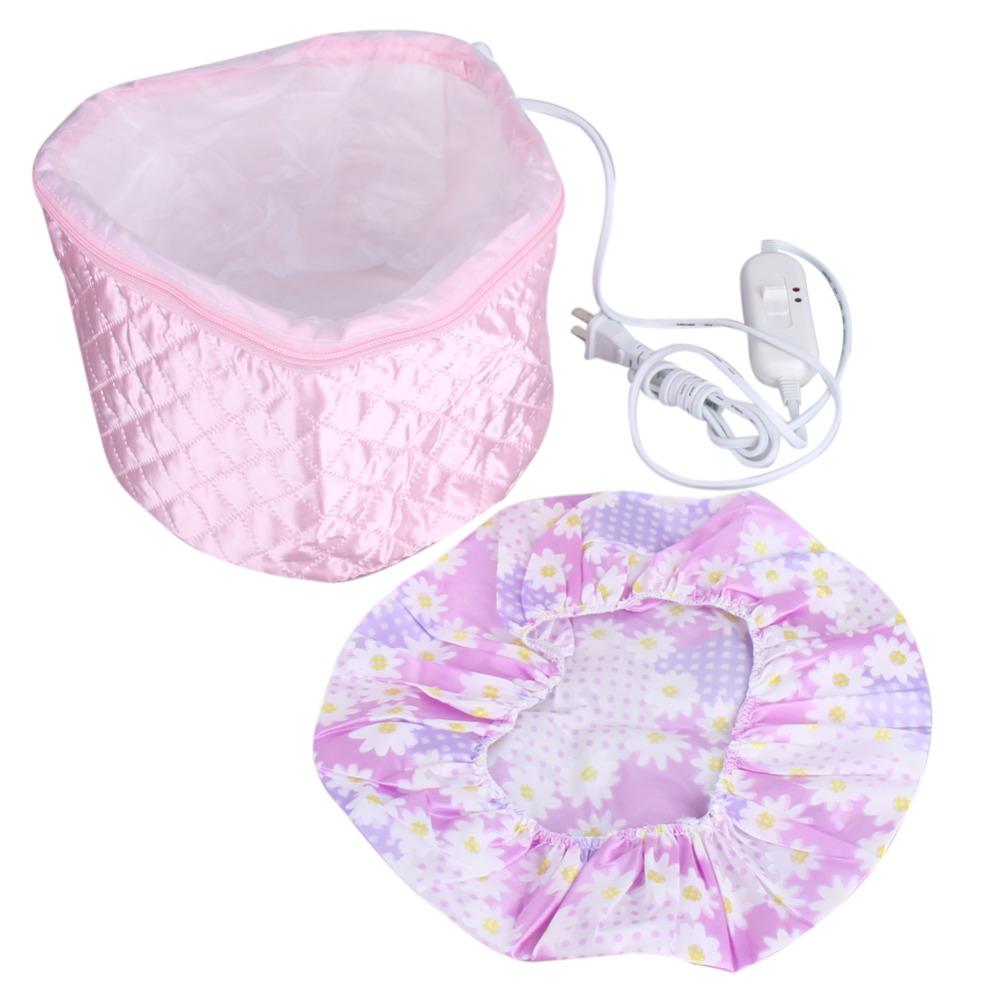 Hair Cap Hat Salon Spa Steamer Hair Thermal Treatment Nourishing Hair Mask Baking Oil Cap Hair Dryers Heat Hat Safety eprolo