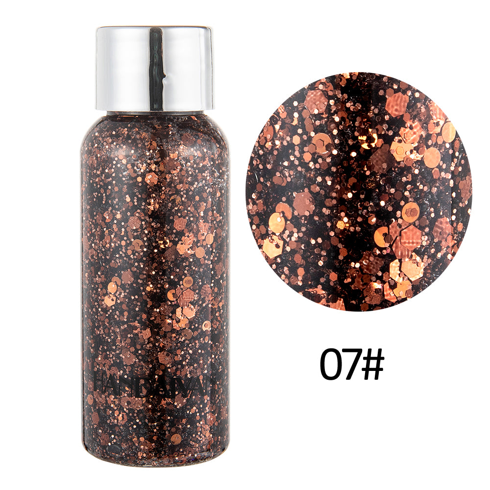 HANDAIYAN Mermaid Scales Face Body Sequined Body Lotion Sequins Eyeshadow Bright Polarized Stage Makeup eprolo