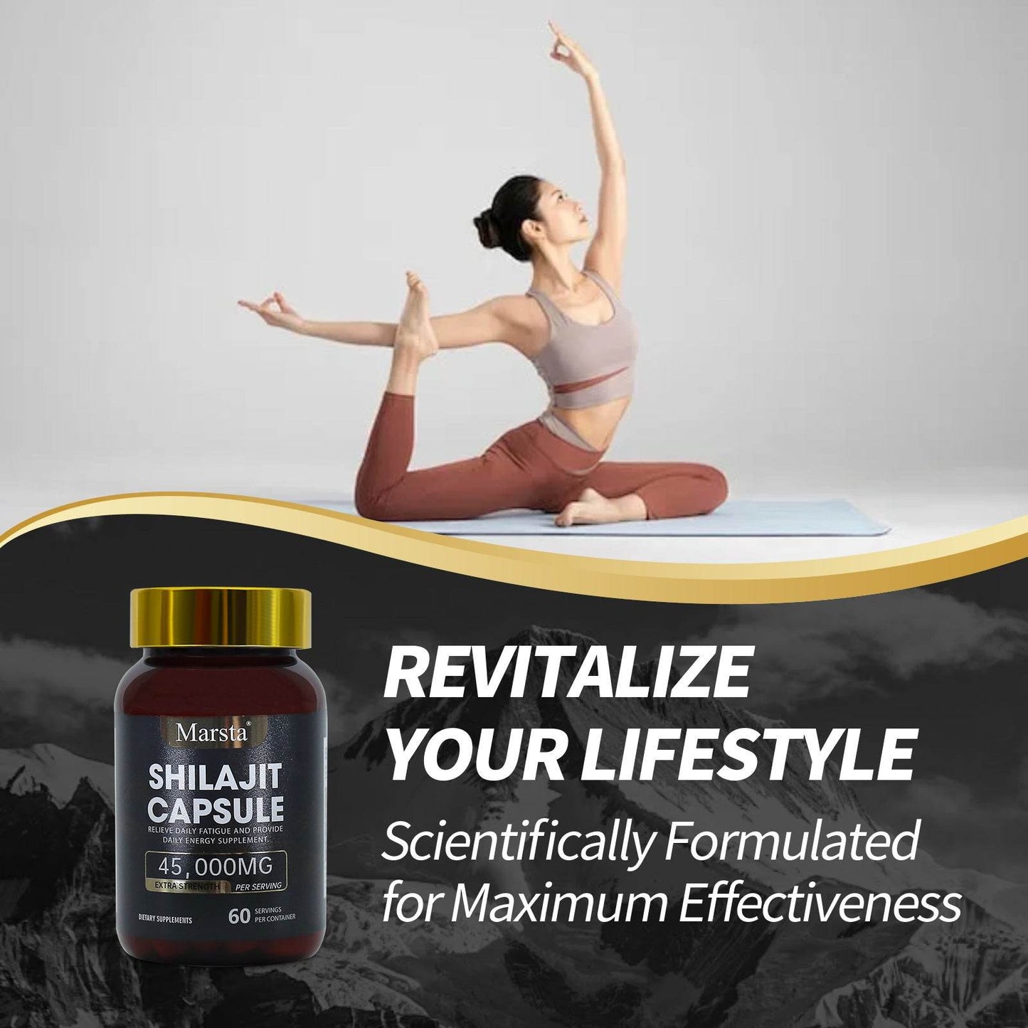 Shilajit Capsules Natural Shilajit Supplements - Afrotix