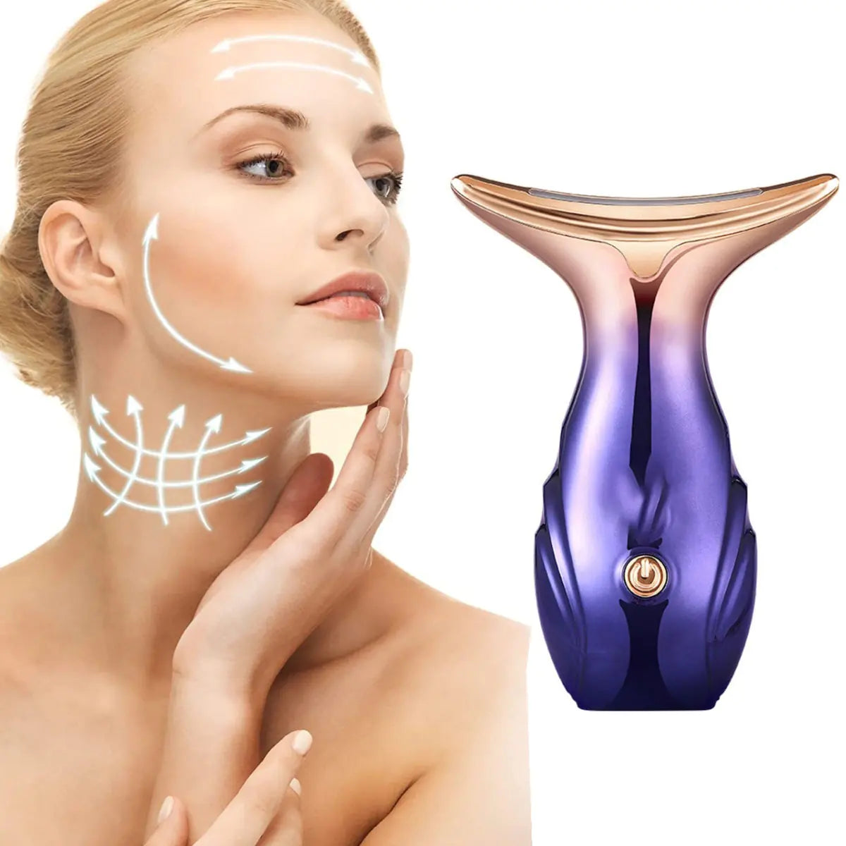 Microcurrent Face Massager Anti Wrinkle Skin - Afrotix