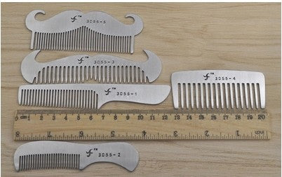 Stainless Steel Beard & Hair Combs eprolo