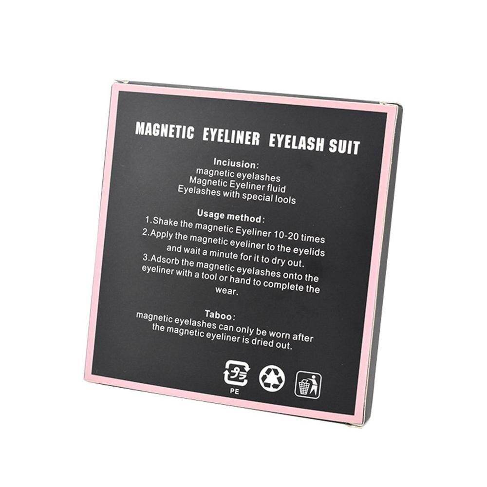 Kit de Faux Cils Magnétiques avec Eye-liner et Pince - Afrotix
