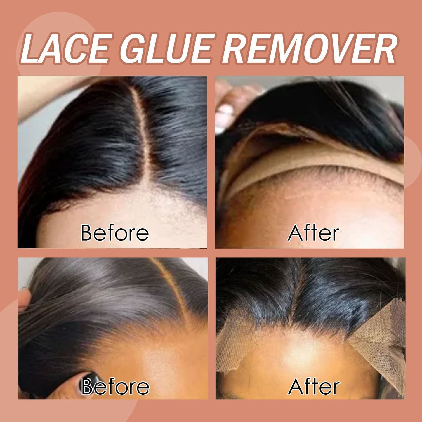 Wig Glue Remover Quick Unloading Hair Piece Glue Afrotix
