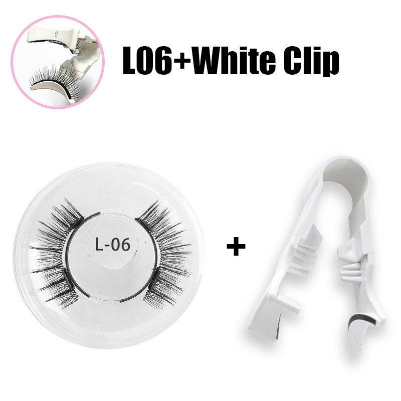 Magnetic false eyelashes set one pair magnetic false eyelashes natural thick and long false eyelashes quantum eyelashes - Afrotix