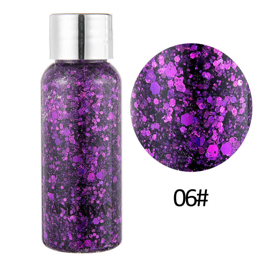 HANDAIYAN Mermaid Scales Face Body Sequined Body Lotion Sequins Eyeshadow Bright Polarized Stage Makeup eprolo
