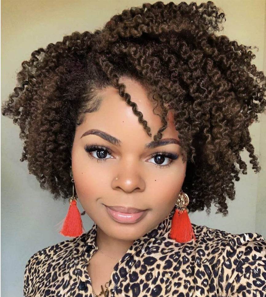 Perruque Africaine Boucles Serrées - Cheveux Courts pour Femme - Afrotix