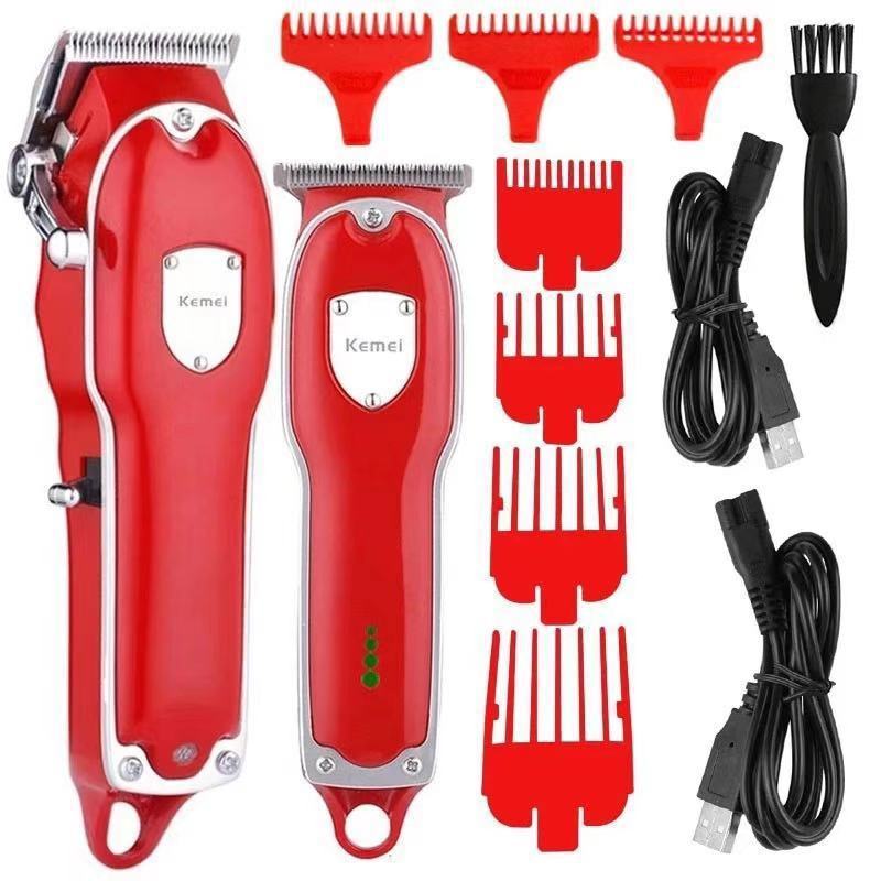 High-power Hair Salon Oil Head Engraving Rechargeable Electric Clipper Afrotix
