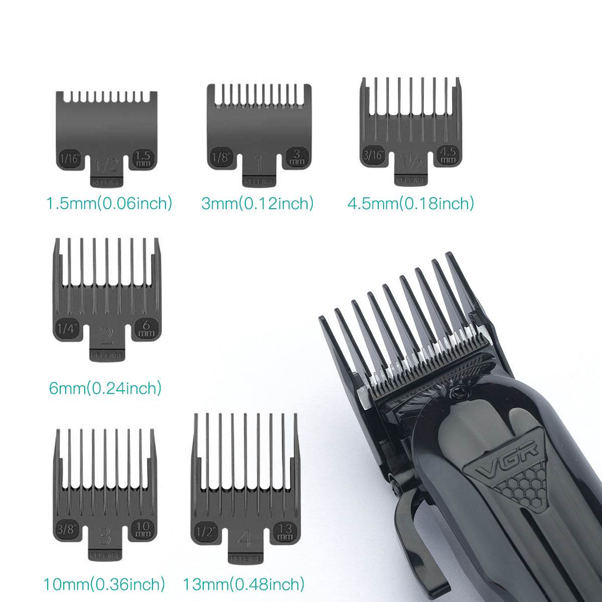 Electric Hair Clipper Fine Adjustment Gradual Change Electric Hair Salon Usb Rechargeable Household Electric Hair Clipper - Afrotix