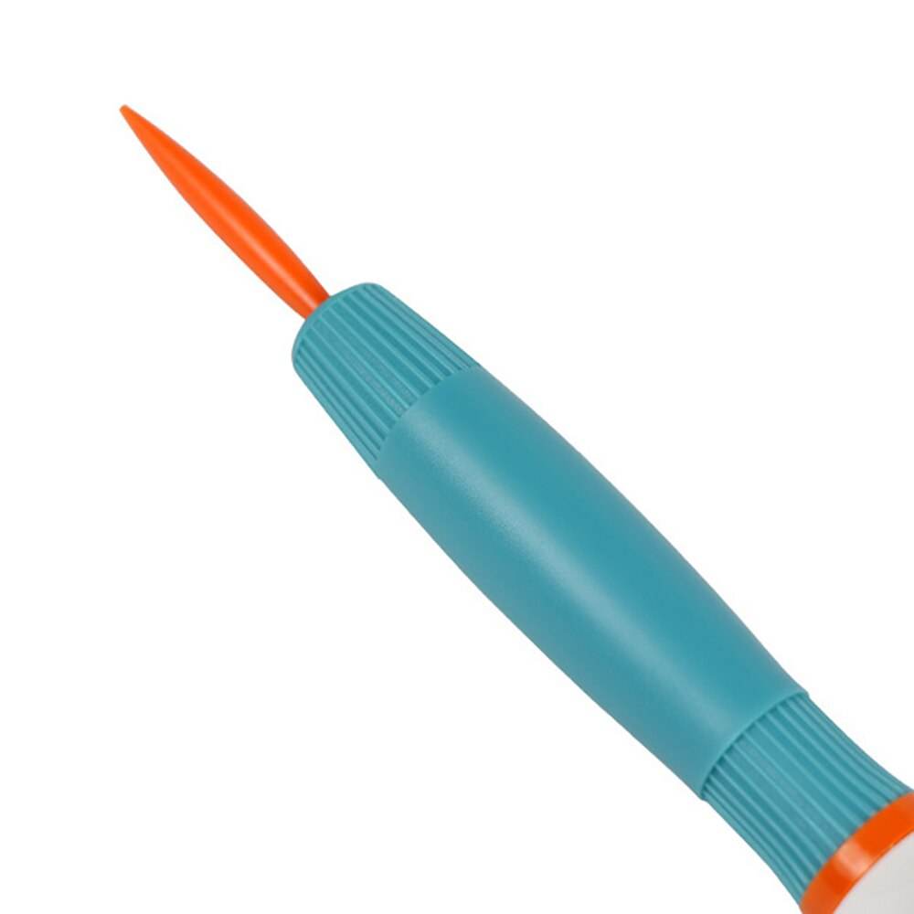 Brosse à Cheveux Professionnelle Ronde Bleue – Brosse Céramique Ionique pour Coiffure Salon - Afrotix