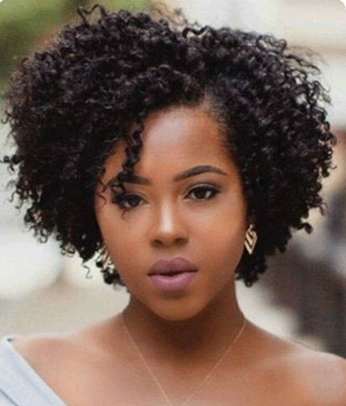 Perruque Africaine Boucles Serrées - Cheveux Courts pour Femme - Afrotix