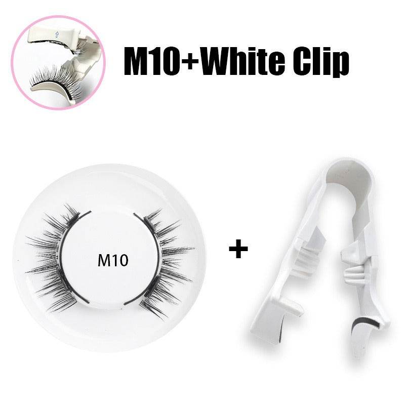 Magnetic false eyelashes set one pair magnetic false eyelashes natural thick and long false eyelashes quantum eyelashes - Afrotix